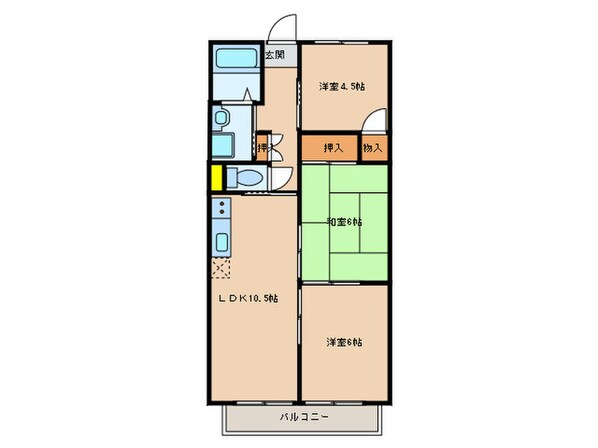 プラネットハウスの物件間取画像